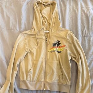 Refuge Tan Zip-Up Hoodie